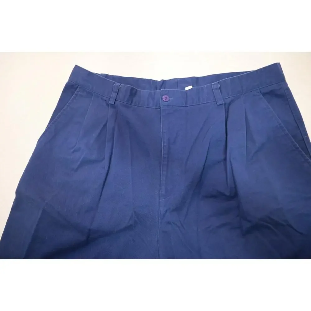 VTG 1999 Adidas Golf Shorts‎ Dark Blue Performance Athletic 8.5